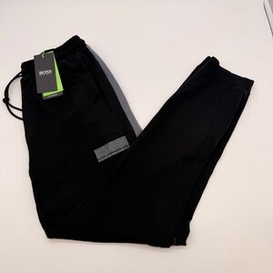 Hugo Boss Men’s Jogger Sweatpants Size M Black Athleisure Logo